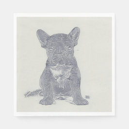 Bulldog Lover Serviette