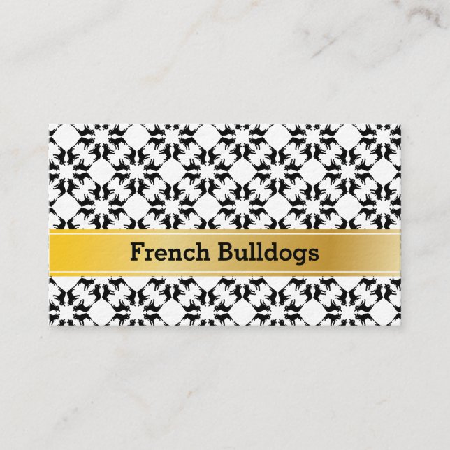 Bulldog-Luxe Visitenkarte (Vorderseite)