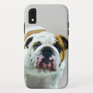 Bulldog-Malerei - Niedliche Original Hunde-Kunst Case-Mate iPhone Hülle