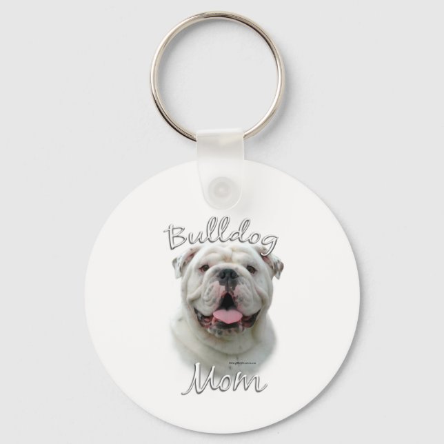 Bulldog-Mama 2 Schlüsselanhänger (Vorderseite)