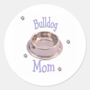 Bulldog-Mama - Aufkleber