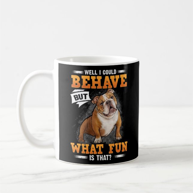 BULLDOG MAMA BULLDOG VATER I LIEBE MEIN BULLDOG Bu Kaffeetasse (Links)
