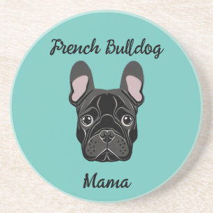 Bulldog Mama Getränkeuntersetzer