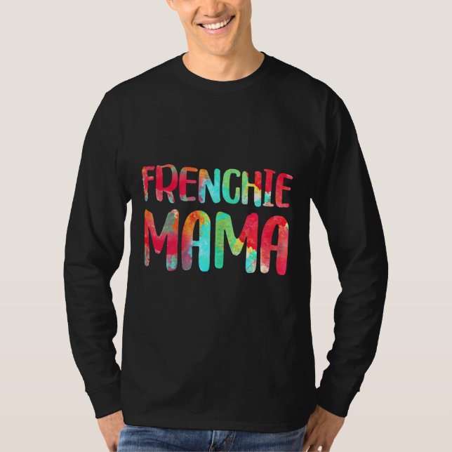 Bulldog Mama Gif T-Shirt (Vorderseite)