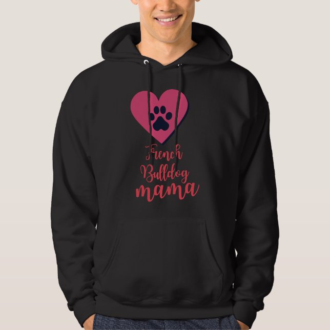 Bulldog Mama Hoodie (Vorderseite)