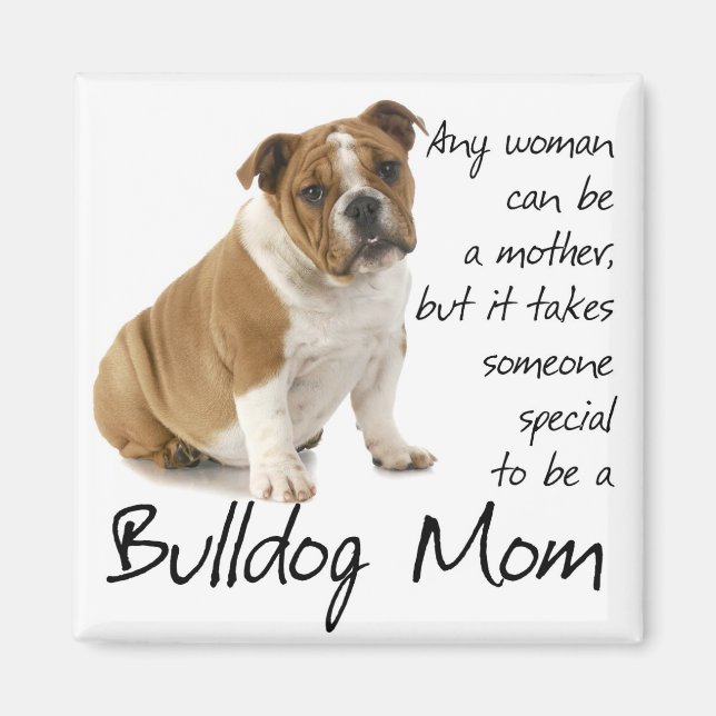 Bulldog Mama Magnet (Vorne)
