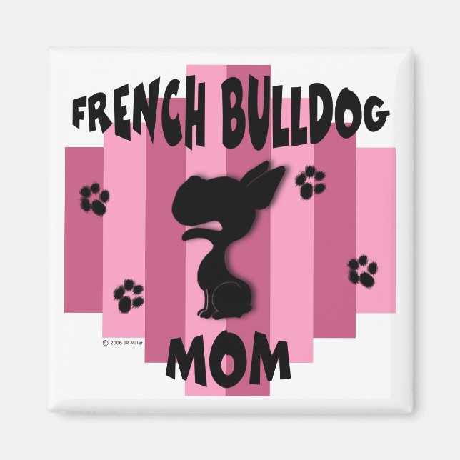 Bulldog-Mama Magnet (Vorne)