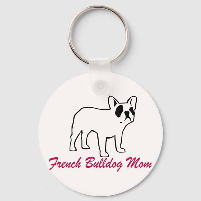 Bulldog-Mama Schlüsselanhänger (Vorderseite)