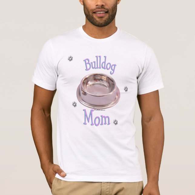 Bulldog-Mama T-Shirt (Vorderseite)