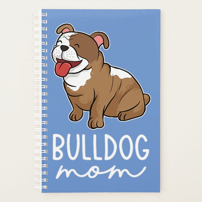 Bulldog Mama Women Bulldog Lover Planer (Vorderseite)