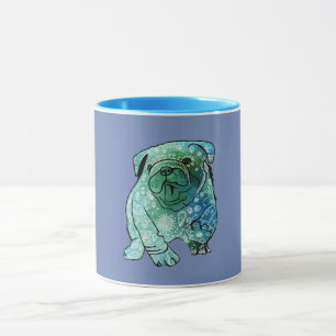 Bulldog-Mandala-Combo-Tasse Tasse