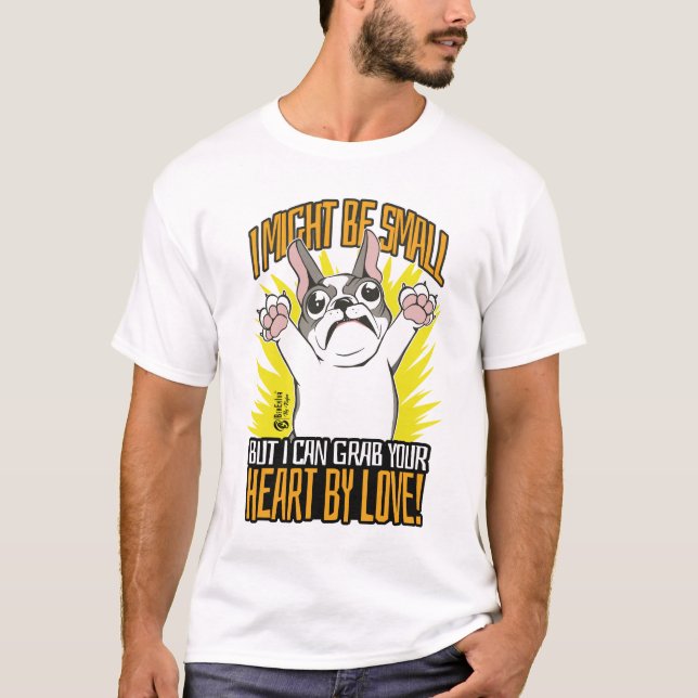 Bulldog Men White T - Shirt (Vorderseite)