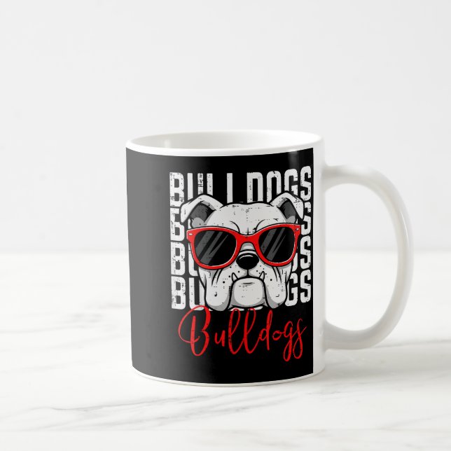 Bulldog Men Women Boys Girls Youth Kids Teen  Kaffeetasse (Rechts)