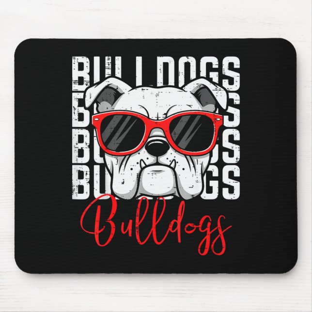 Bulldog Men Women Boys Girls Youth Kids Teen  Mousepad (Vorne)