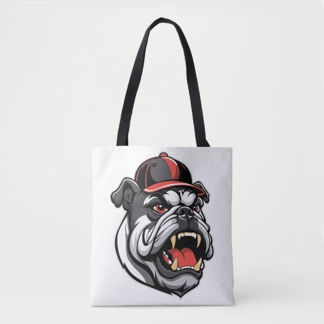 BULLDOG MIT BASEBALLCAPPE (Vorderseite)