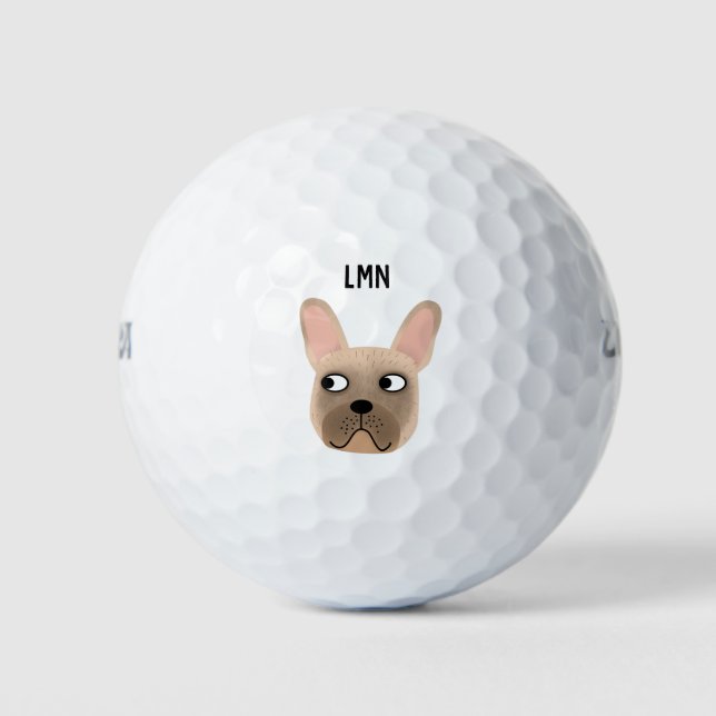 Bulldog Monogram Golfball (Vorderseite)