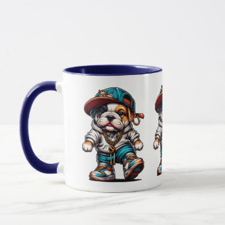 Bulldog-Mug im Street-Style Tasse
