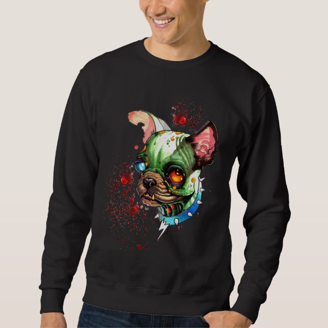 Bulldog-Mummy-Kostüm Sweatshirt (Vorderseite)
