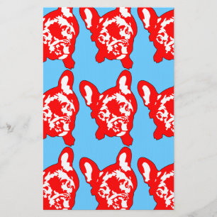Bulldog-Muster Briefpapier
