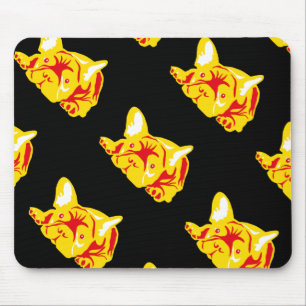 Bulldog-Muster Mousepad