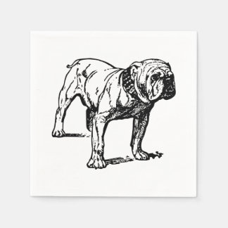 Bulldog Napkins Serviette