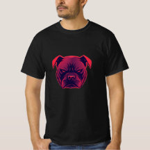 Bulldog: Neon T - Shirt Art
