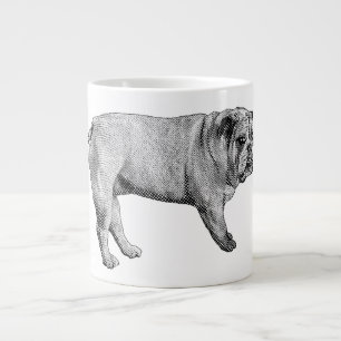 Bulldog Noel Tasse