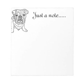 Bulldog-Notizblock Notizblock