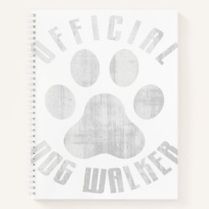 Bulldog Offical Dog Walker Niedlich Meme Bulldog P Notizbuch