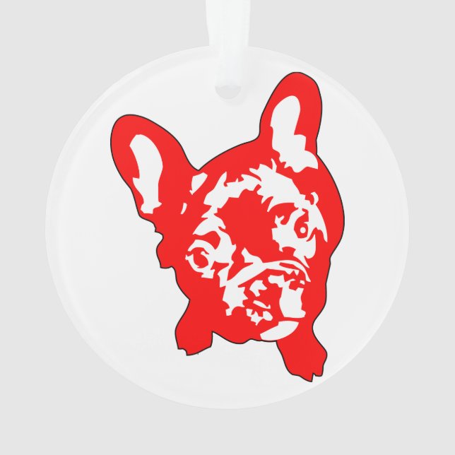 Bulldog Ornament (Rückseite)