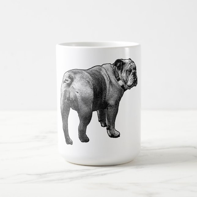 Bulldog Pause, Steter Schluck Kaffeetasse (Mittel)