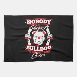 Bulldog Perfection Dog Love Geschirrtuch