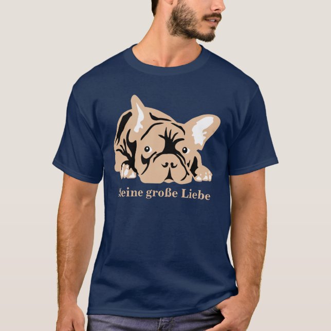Bulldog personalisiert T-Shirt (Vorderseite)