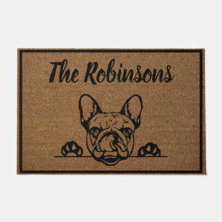 Bulldog Personalisiert Welcome Mat Doormat Fußmatte