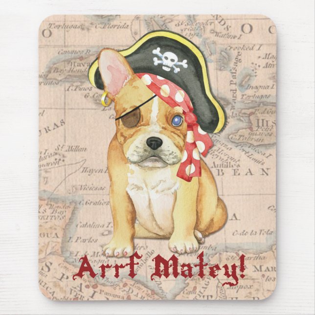Bulldog Pirate Mousepad (Vorne)