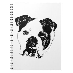 Bulldog-Pläne Notizblock
