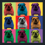 Bulldog-Pop-Art-Poster Poster<br><div class="desc">Bulldog-Pop-Art-Poster</div>