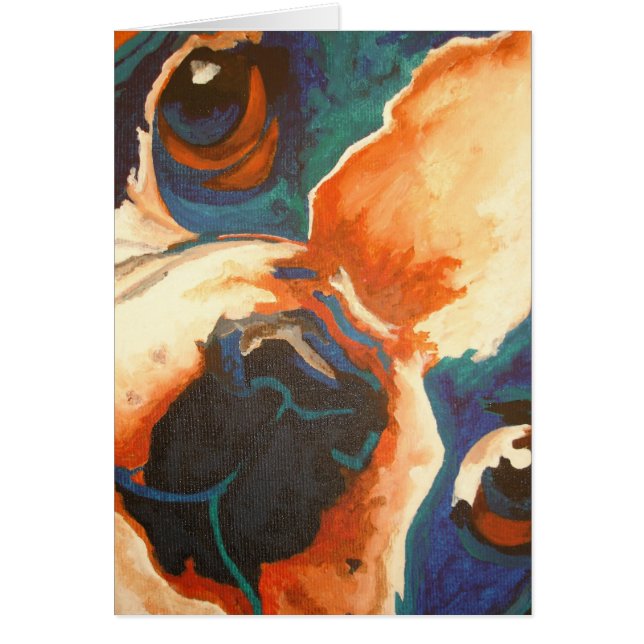 Bulldog-Portrait (Vorne)