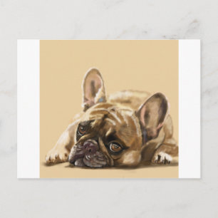 Bulldog Postkarte
