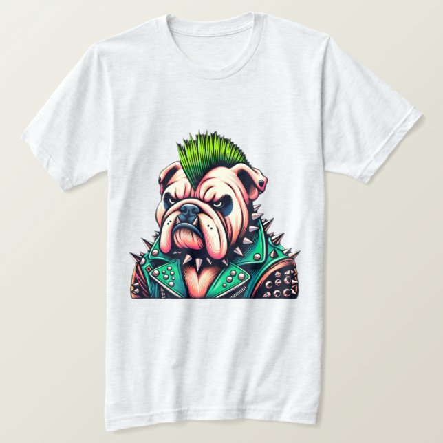 BULLDOG-PUNKROCK 15 T-Shirt (Design vorne)