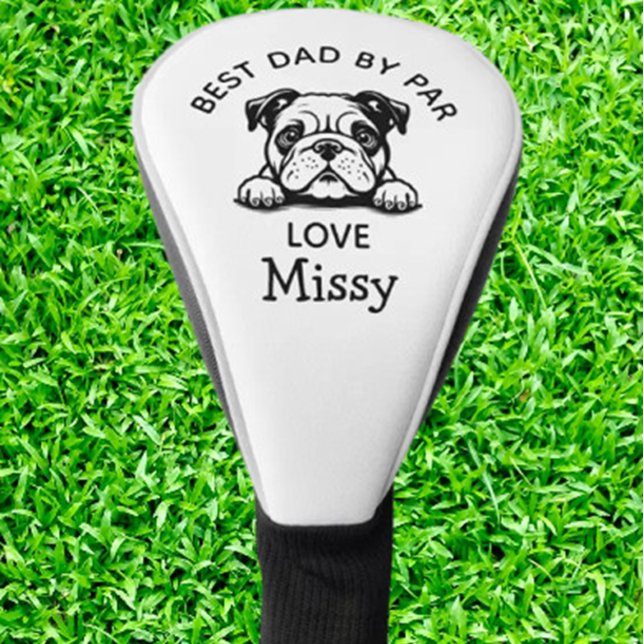 Bulldog Puppy individueller Golf Head Cover Headcover (From stylish club covers to unique accessories)