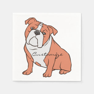 Bulldog-Rasse Thunder_Cove Serviette