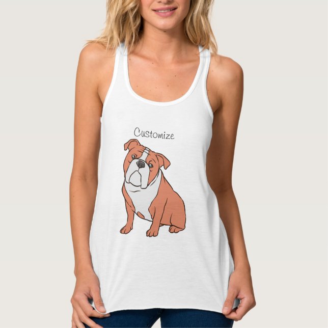 Bulldog-Rasse Thunder_Cove Tank Top (Vorderseite)