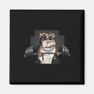 Bulldog Ratte Gewichtheben Bodybuilding Fitness Va Magnet