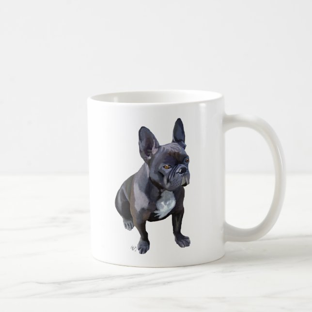 Bulldog Schlicht Tasse (Rechts)