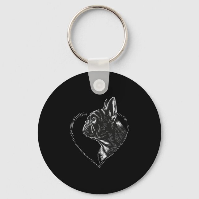 Bulldog Schlüsselanhänger (Vorderseite)