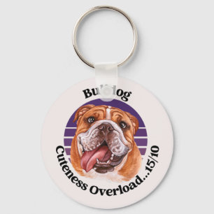 Bulldog-Schlüsselanhänger Schlüsselanhänger