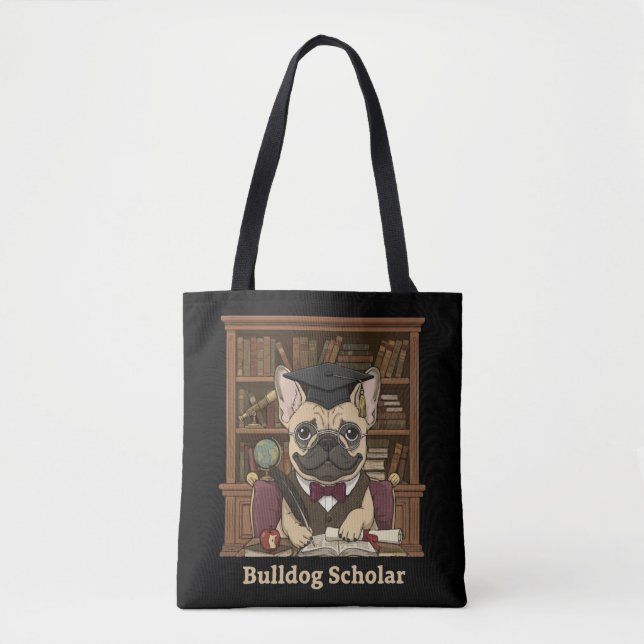  Bulldog Scholar | Cute French Bulldog Professor  (Vorderseite)
