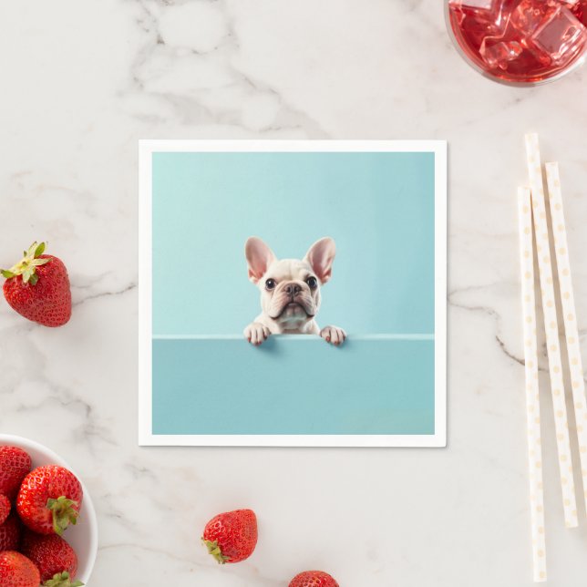 Bulldog Serviette (Beispiel)
