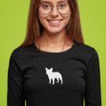 Bulldog-Silhouette | Französischer Hund Lover's T-Shirt<br><div class="desc">Dieses französische Bulldog Silhouette Shirt ist in verschiedenen T - Shirt-Stilen für Männer,  Frauen,  Kinder und Babys erhältlich. Ein cooles Geschenk für französische Liebhaber für jeden Anlass. Karo in Jenn’s Doodle World für mehr Hunde,  die T-Shirts züchten und mehr Bekleidung und Geschenke für französische Bulldog Liebhaber.</div>